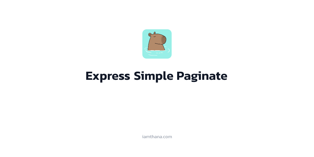 Simple Paginate