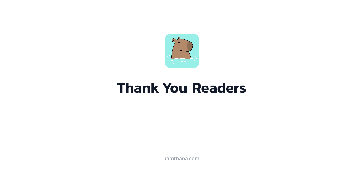 ขอบคุณผู้อ่านทุกท่าน